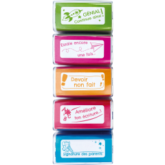 Tampons scolaires NIO - SET1 - FR