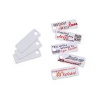 e-mark plastic sign (punched hole) 45x18 mm 