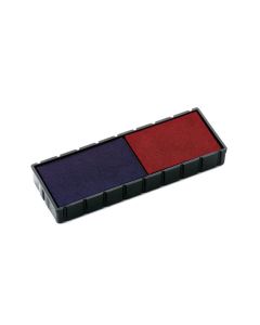 COLOP Encrier E/12/2 bleu-rouge