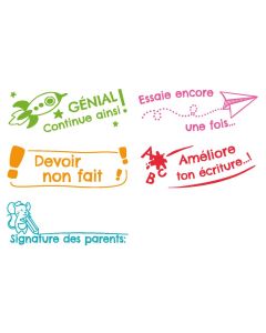 Tampons scolaires NIO - SET1 - FR