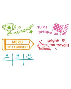 Tampons scolaires NIO - SET4 - FR
