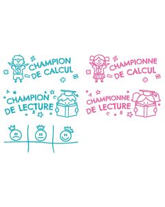 Tampons scolaires NIO - SET5 - FR