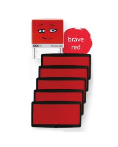 Encrier pour tampons scolaires NIO - Brave red (P20)