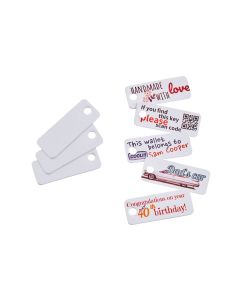 e-mark plastic sign (punched hole) 45x18 mm 