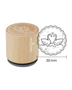 Woodies stamp - Cygnes