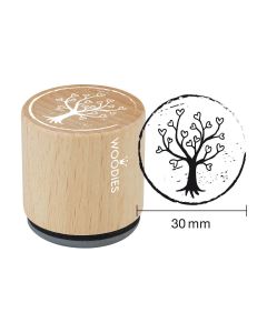 Woodies stamp - Coeur dʹarbre