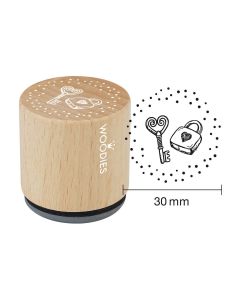 Woodies stamp - Serrure et clé