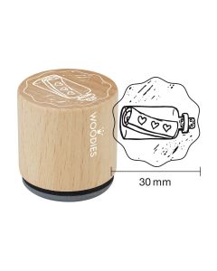 Woodies stamp - Message dans une bouteille