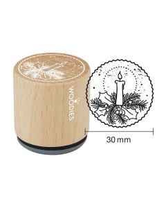 Woodies stamp - Bougie