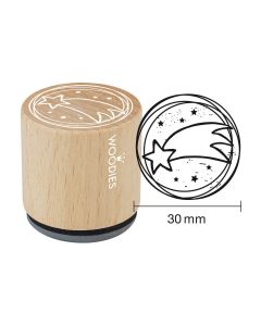 Woodies stamp - étoile de Noël
