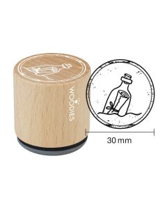Woodies stamp - Message dans une bouteille