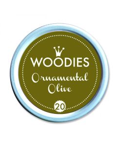 Encrier Woodies - Olive décoratif