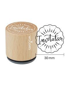 Woodies stamp - Invitation