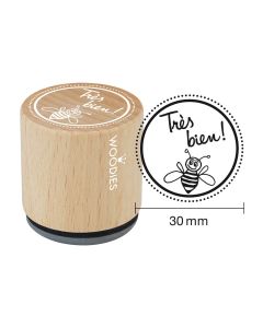Woodies stamp - Trʹs bien !