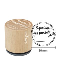 Woodies stamp - Signature des parents