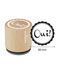 Woodies stamp - Oui !