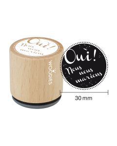 Woodies stamp - Oui ! Nous nous marions