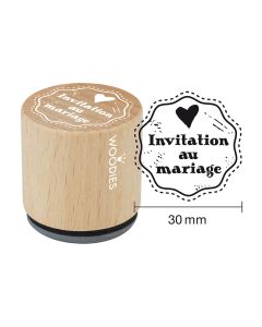 Woodies stamp - Invitation au mariage