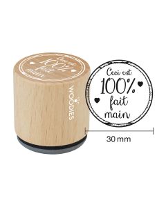 Woodies stamp - Ceci est 100% fait main