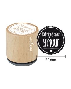 Woodies stamp - Fabriqué avec amour