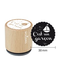 Woodies stamp - Cʹest un garçon