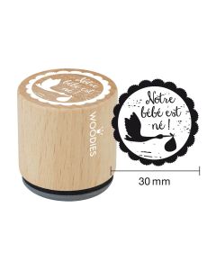 Woodies stamp - Notre bébé est né !