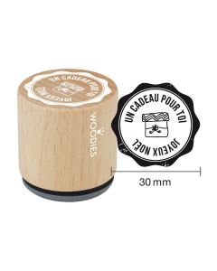 Woodies stamp - Un cadeau pour toi Joyeux Noël