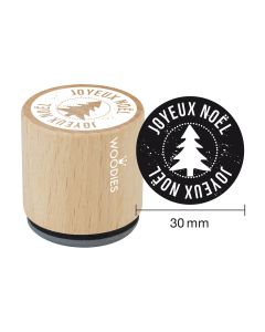 Woodies stamp - Joyeux Noël sapin